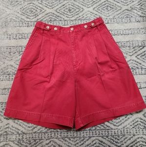 Vintage Eddie Bauer Pleated High Waist Shorts -10